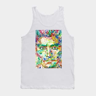 FRANZ KAFKA watercolor portrait .5 Tank Top